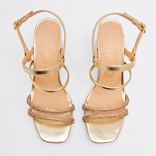 Foto 3 | Foto 3 | Sandalias de Fiesta Dayana Foncy Doradas 126252-e para Mujer