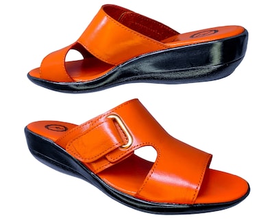 Foto 2 | Foto 2 | Sandalias Enco Footwear en Piel de Cabra Naranja para Mujer