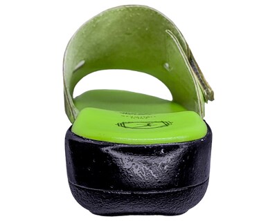 Foto 8 | Foto 8 | Sandalia En Piel Cabra Color Verde Manzana Casual Confort Cómodo 400md para Mujer