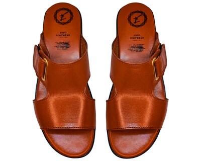 Foto 8 | Foto 8 | Sandalias Enco Footwear en Piel de Cabra Cognac para Mujer