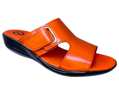 Foto 1 | Foto 1 | Sandalias Enco Footwear en Piel de Cabra Naranja para Mujer