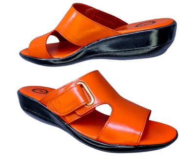 Foto 2 | Foto 2 | Sandalias Enco Footwear en Piel de Cabra Naranja para Mujer