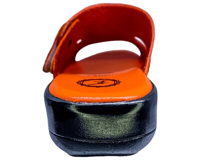 Foto 7 | Foto 7 | Sandalias Enco Footwear en Piel de Cabra Naranja para Mujer