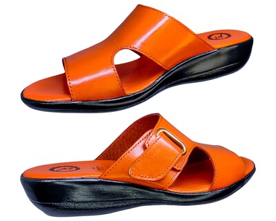 Foto 4 | Foto 4 | Sandalias Enco Footwear en Piel de Cabra Naranja para Mujer