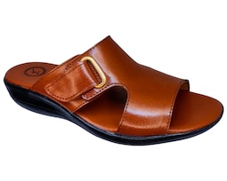 Sandalias Enco Footwear en Piel de Cabra Cognac para Mujer
