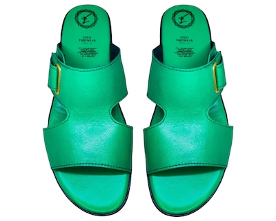 Foto 7 | Foto 7 | Sandalias Enco Footwear Verdes para Mujer