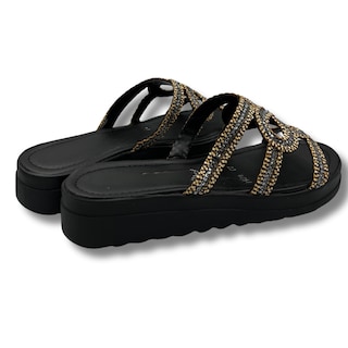 Foto 4 | Foto 4 | Sandalias con Plataforma Zenda Shoes Negras para Mujer