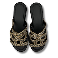 Sandalias con Plataforma Zenda Shoes Negras para Mujer