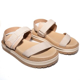 Foto 5 | Foto 5 | Sandalias de Plataforma Beira Rio 8508.102.16562 Beige para Mujer
