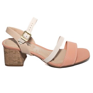 Foto 7 | Foto 7 | Sandalias de Tacón Modare Naranjas para Mujer