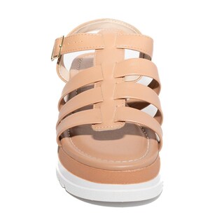 Foto 8 | Foto 8 | Sandalia Plataforma Plana Moleca 5481.104.9569 Beige