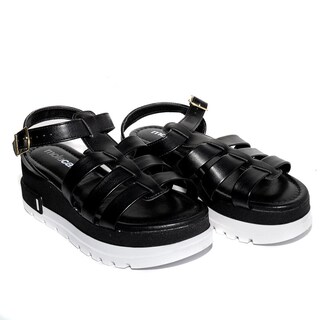 Foto 5 | Foto 5 | Sandalias de Plataforma Moleca 5481.104.9569 Negras