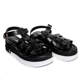 Foto 5 | Foto 5 | Sandalias de Plataforma Moleca 5481.104.9569 Negras