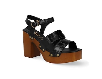 Foto 1 | Foto 1 | Sandalias de Tacón Capa de Ozono Negras para Mujer