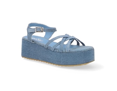 Foto 1 | Foto 1 | Sandalias Ozono 631004 Azules de Mezclilla para Mujer