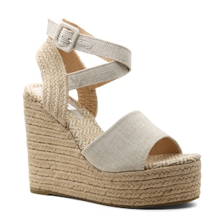 Foto 1 | Foto 1 | Sandalias con Plataforma RBCollection Exterior Textil Beige para Mujer