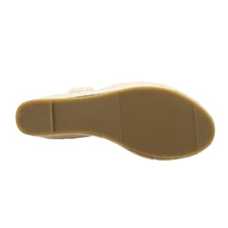 Foto 5 | Foto 5 | Sandalias con Plataforma RBCollection Exterior Textil Beige para Mujer