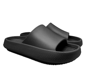 Foto 1 | Foto 1 | Sandalias Chanclas Fondo Grueso De Baño Unisex Negro #24