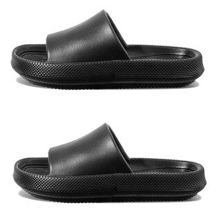 Foto 2 | Foto 2 | Sandalias Chanclas Fondo Grueso De Baño Unisex Negro #24
