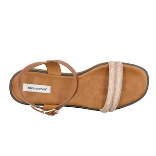 Foto 5 | Foto 5 | Sandalias de Piso RB Collection Café para Mujer