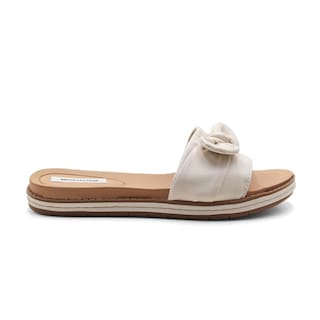 Foto 2 | Foto 2 | Sandalias De Piso Color Blanco Para Mujer De Rbcollection