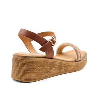 Foto 3 | Foto 3 | Sandalias de Piso RB Collection Café para Mujer