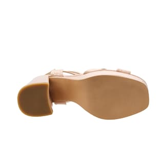 Foto 6 | Foto 6 | Sandalia con Tacón RB Collection Beige para Mujer