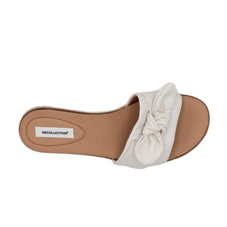 Foto 5 | Foto 5 | Sandalias De Piso Color Blanco Para Mujer De Rbcollection