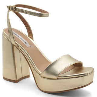 Foto 1 | Foto 1 | Sandalia con Tacón Rbcollection Doradas para Mujer