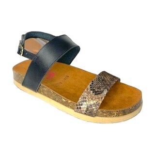 Foto 1 | Foto 1 | Huarache Mujer Vibora Casual Comodo Negro Corcho Las Cuatas.