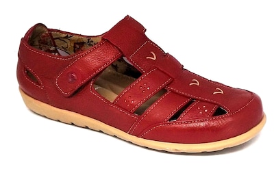 Foto 1 | Foto 1 | Zapatos Jarking 000215 Rojo Cereza Confort Dama
