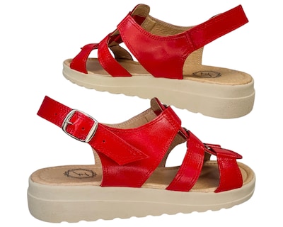 Foto 5 | Foto 5 | Sandalias Mujer Casuales Piel Vacuno De Broche Versatil