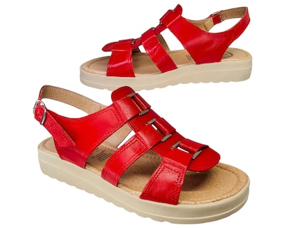 Foto 6 | Foto 6 | Sandalias Mujer Casuales Piel Vacuno De Broche Versatil