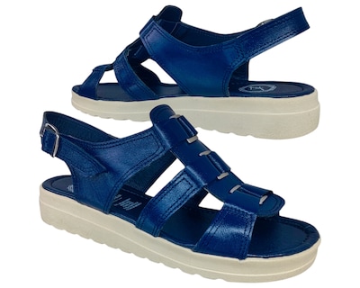 Foto 6 | Foto 6 | Sandalias Casuales Piel Vacuno de Broche Versátil para Mujer