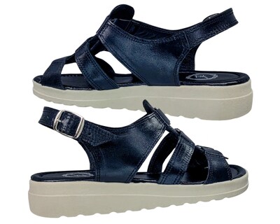 Foto 4 | Foto 4 | Sandalias Casuales Piel Vacuno de Broche Versátil para Mujer