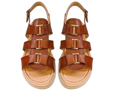 Foto 5 | Foto 5 | Sandalias Mujer Casuales Piel Vacuno De Broche Versatil