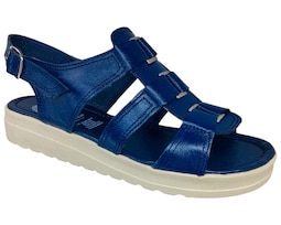 Sandalias Casuales Piel Vacuno de Broche Versátil para Mujer