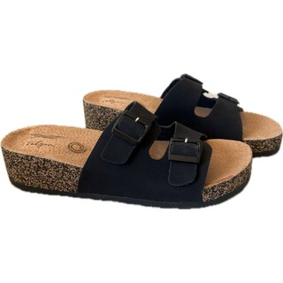 Foto 1 | Foto 1 | Sandalias Folgen Negras con Hebillas Ajustables y Suela Antideslizante Confort y Estilo para Cada Paso para Mujer