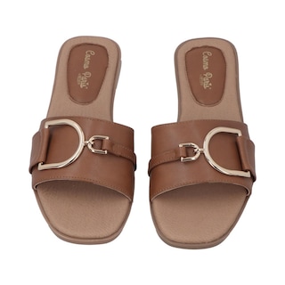 Foto 6 | Foto 6 | Sandalia De Piso Cosmo Paris 1013 Color Camel Huaraches Mujer 23 Al 26