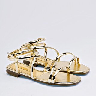 Foto 2 | Foto 2 | Sandalias Moramora Doradas para Mujer