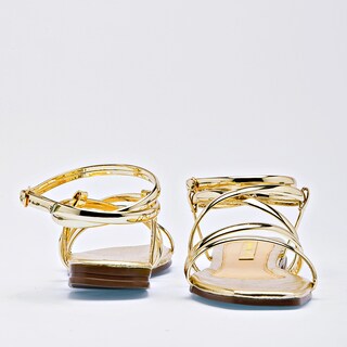 Foto 3 | Foto 3 | Sandalias Moramora Doradas para Mujer