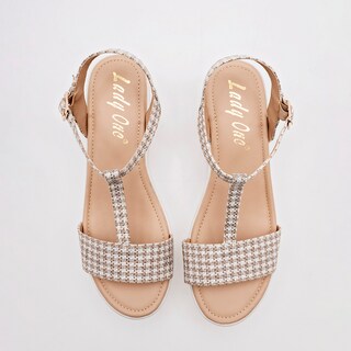 Foto 3 | Foto 3 | Sandalia Lady One Beige para Mujer