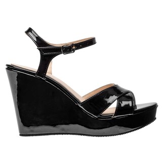 Foto 3 | Foto 3 | Sandalias Dayana Foncy Negras de Charol para Mujer