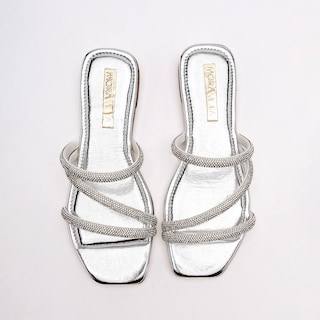 Foto 3 | Foto 3 | Sandalias Moramora Plateadas para Mujer