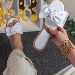 Foto 1 | Foto 1 | Sandalias De Piso Exterior Textil Color Blanco Para Mujer De Rbbasics