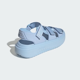 Foto 7 | Foto 7 | Sandalias Slyn Adidas Azul para Mujer