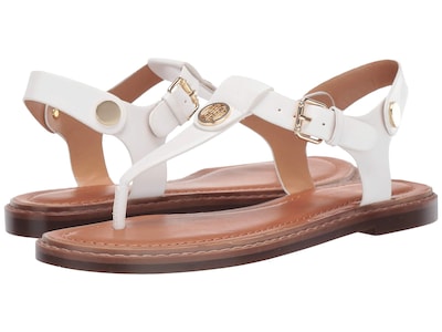 Foto 1 | Foto 1 | Sandalia Plana Tommy Hilfiger Bennia Para Mujer, Color Blanco, Talla 11 - Venta Internacional.