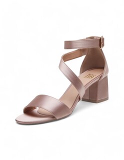 Foto 1 | Foto 1 | Sandalias Calzado Watanabe Color Beige Tacones Satinados