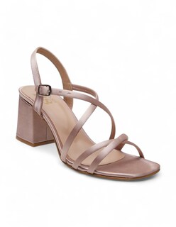 Foto 1 | Foto 1 | Sandalia Calzado Watanabe Color Beige Tacones Tiras