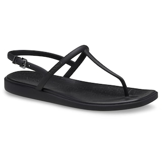 Foto 2 | Foto 2 | Sandalias Crocs Miami Tanga Para Mujer, Color Negro, Talla 11 - Venta Internacional.